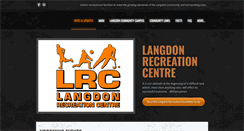 Desktop Screenshot of langdonrecreationcentre.com